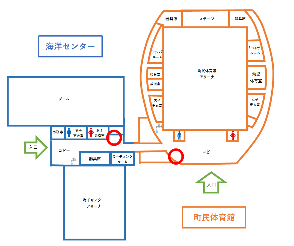 体育館ベビーケアルーム