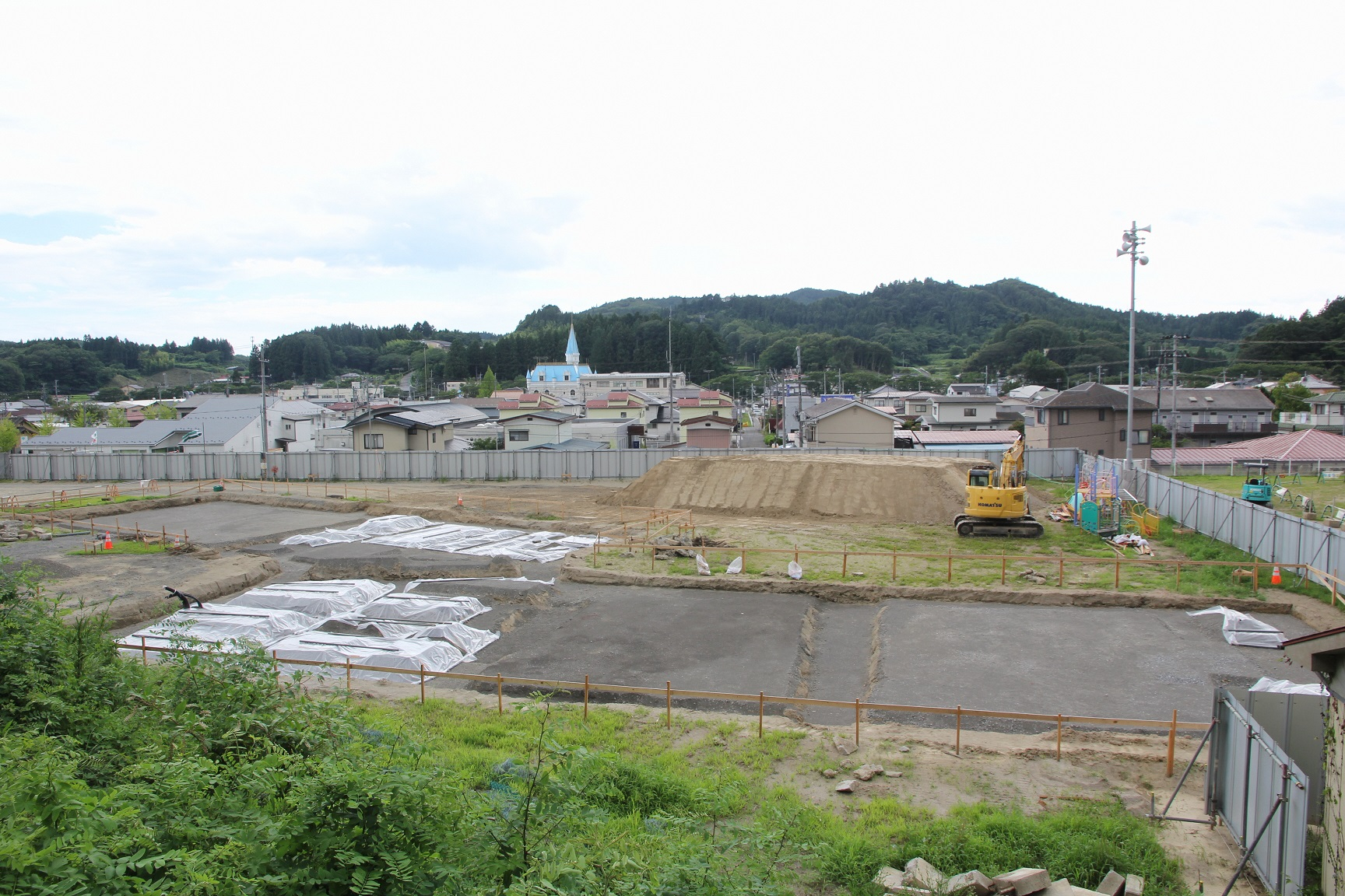 基礎掘削完了