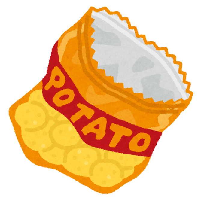 お菓子の袋