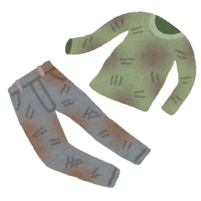 よごれた服