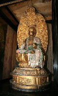 木造地蔵菩薩半跏像の写真