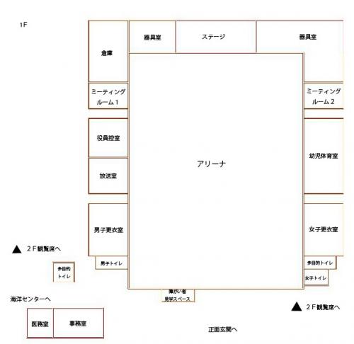 町民体育館施設案内の画像